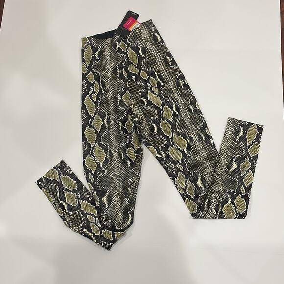 Commando Snake-Print Faux Leather High-Waisted Leggings NWT - Picture 3 of 3
